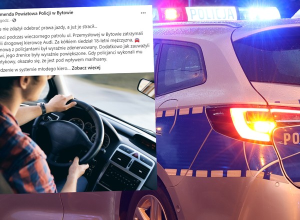 Niespełna miesiąc temu zdał egzamin na prawo jazdy. Jeszcze go nie odebrał, a już je stracił