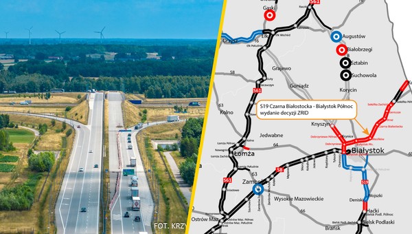 Droga S19 Czarna Białostocka - Białystok Północ