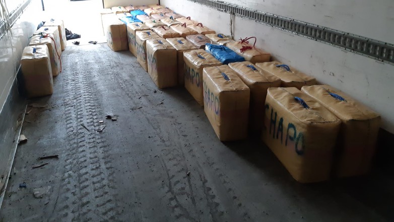 W naczepie chłodni przewozili 1,5 tony haszyszu