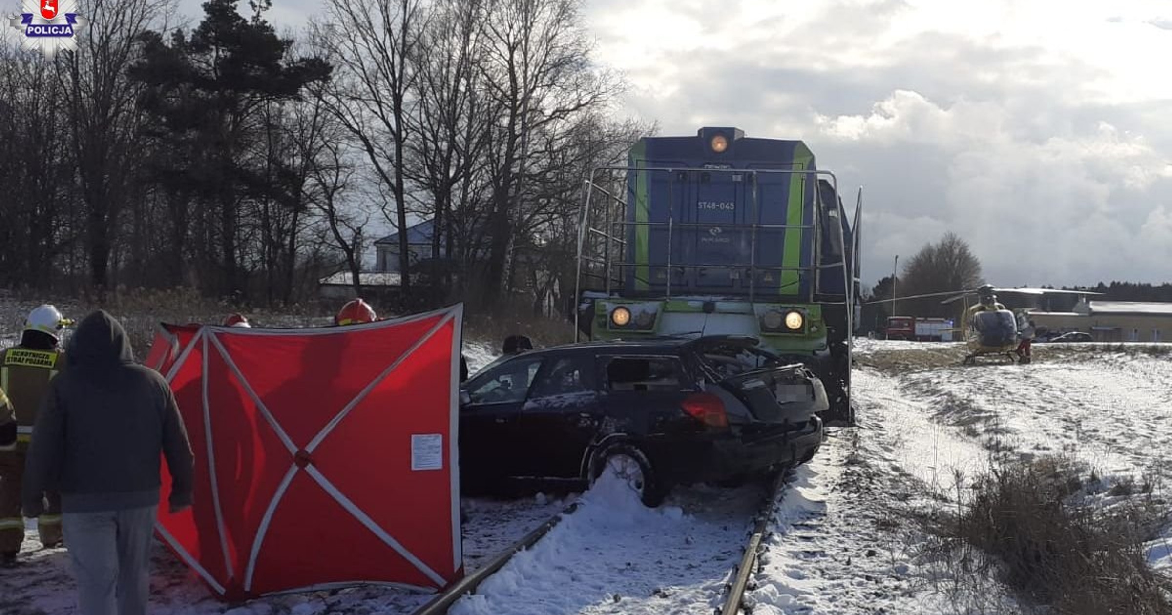 Wypadek na przejeździe kolejowym, Wincentów (powiat krasnostawski), 4 lutego 2023 r.