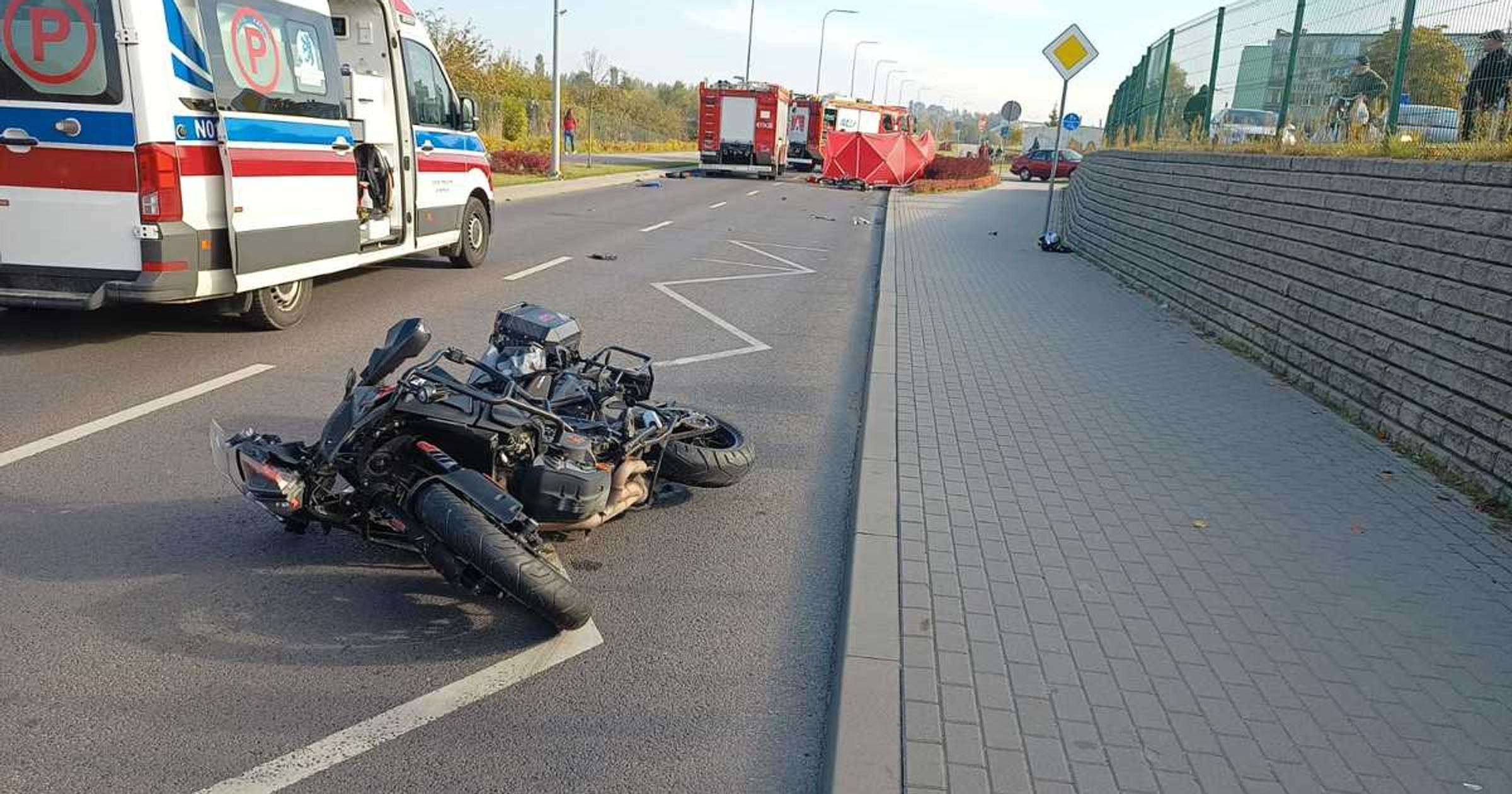 Wypadek śmiertelny w Kętrzynie