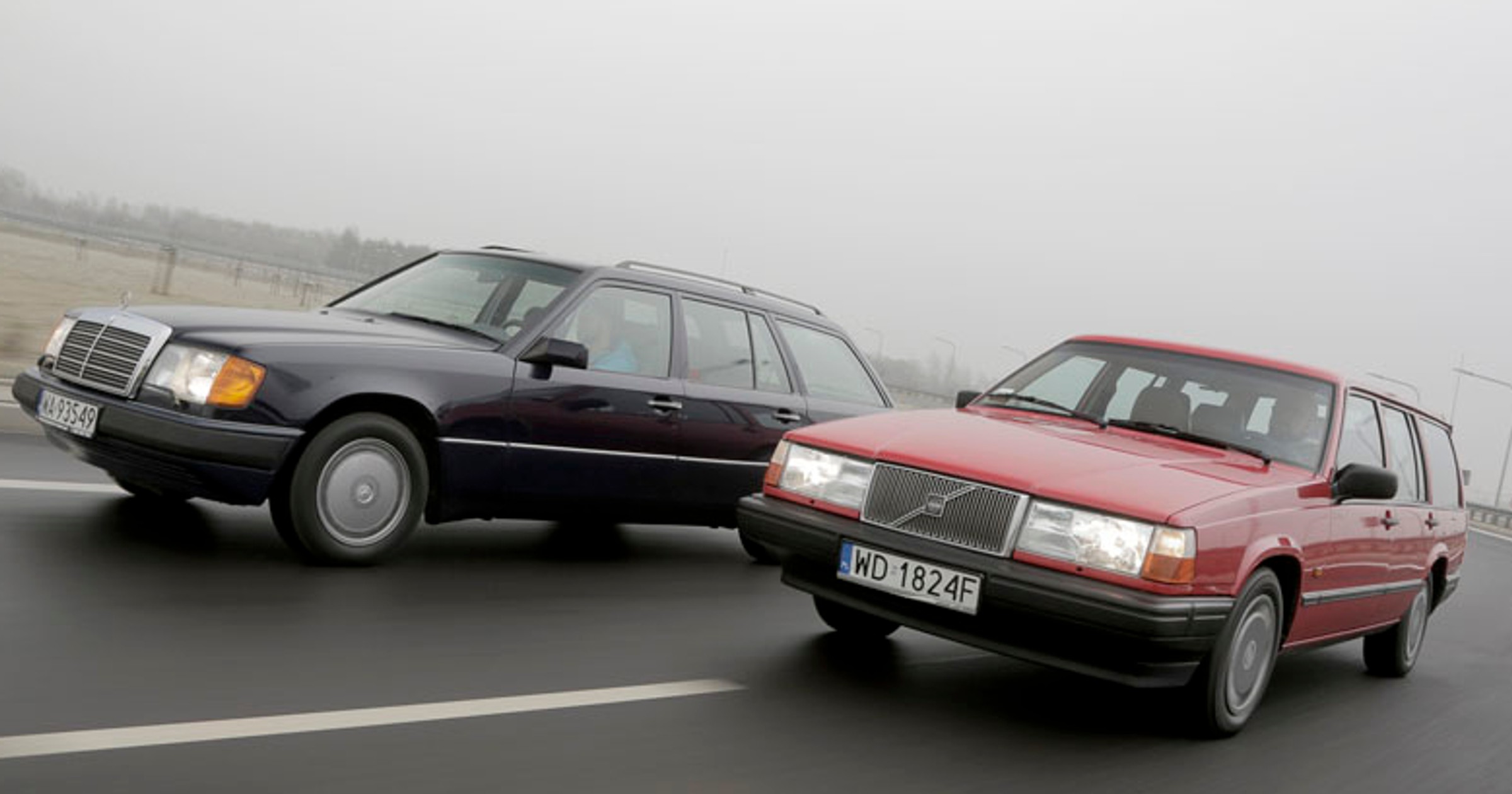 Mercedes S124 kontra Volvo 740 kombi - który klasyk będzie lepszy na co dzień
