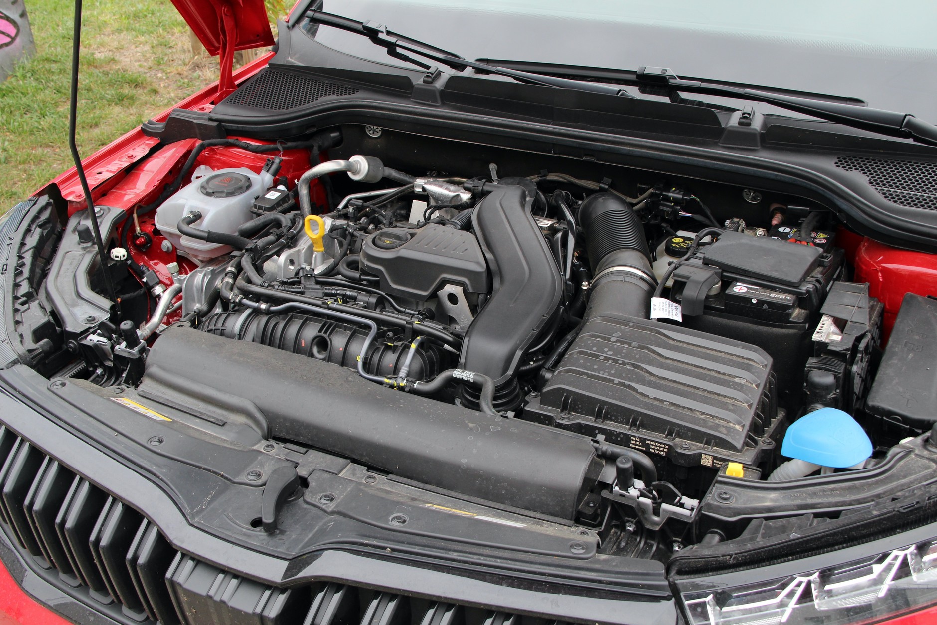 Silnik 1.5 TSI (tu w Kamiqu Monte Carlo) został wzmocniony do 177 KM