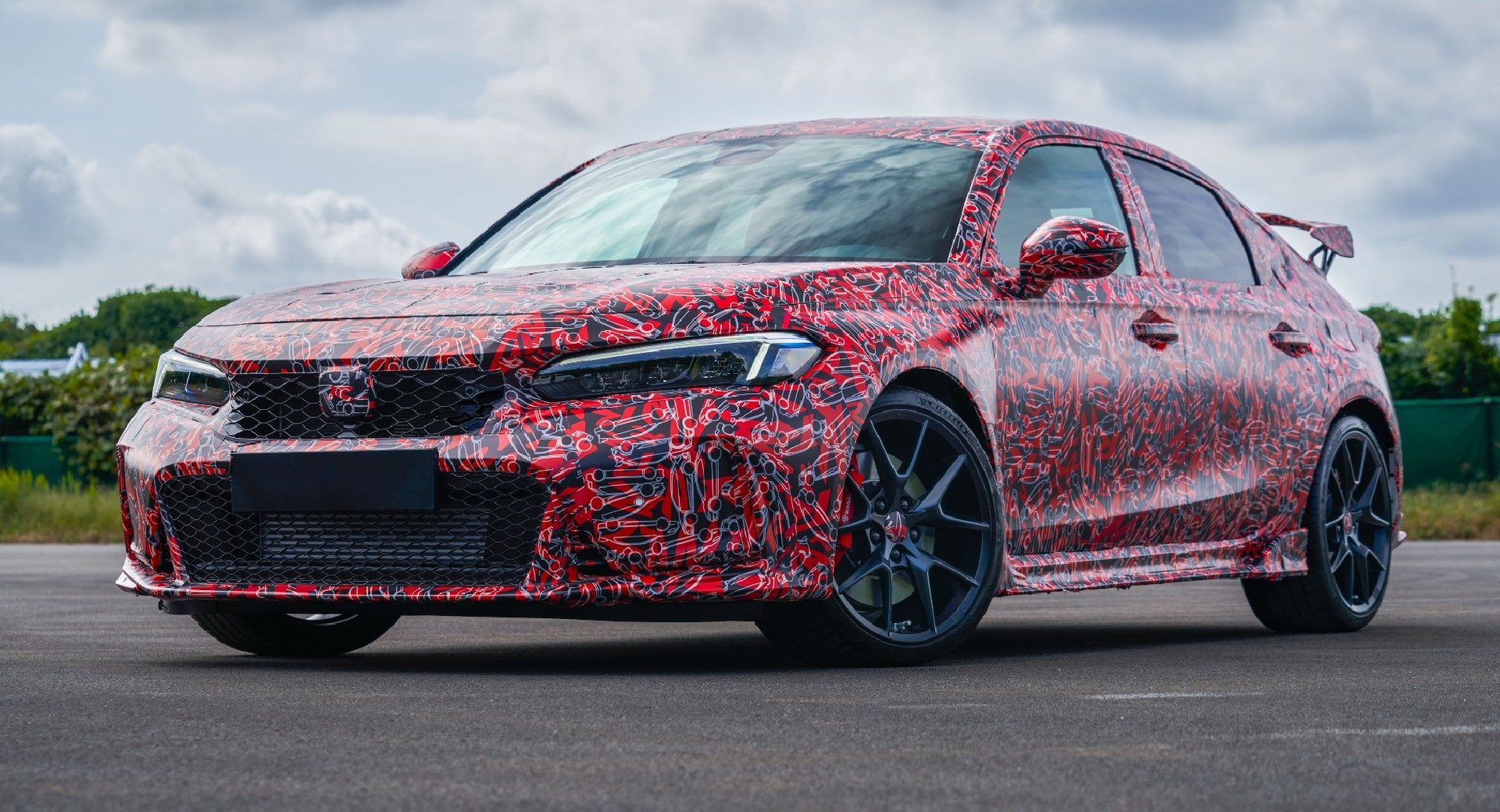 Zakamuflowana prototypowa Honda Civic Type R