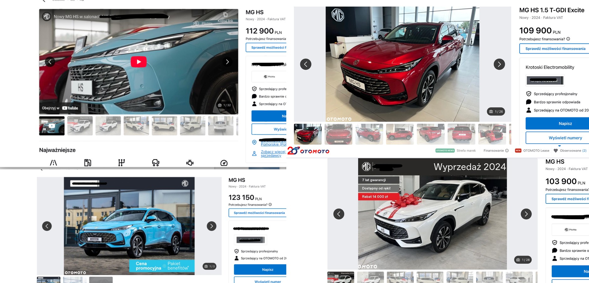 Na Otomoto ogłaszają się dilerzy nowych samochodów. O tej porze roku można liczyć na cenę bardzo promocyjną