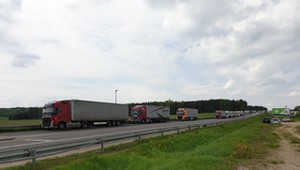 Granica z Białorusią: ciężarówki odprawiane są na bieżąco. Sytuacja się ustabilizowała