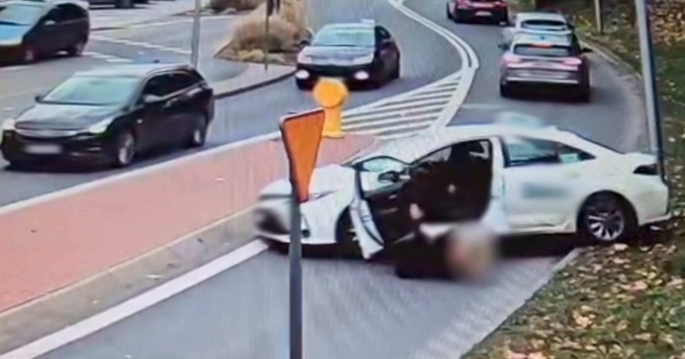 Samochód sam odjechał spod dworca w Zielonej Górze