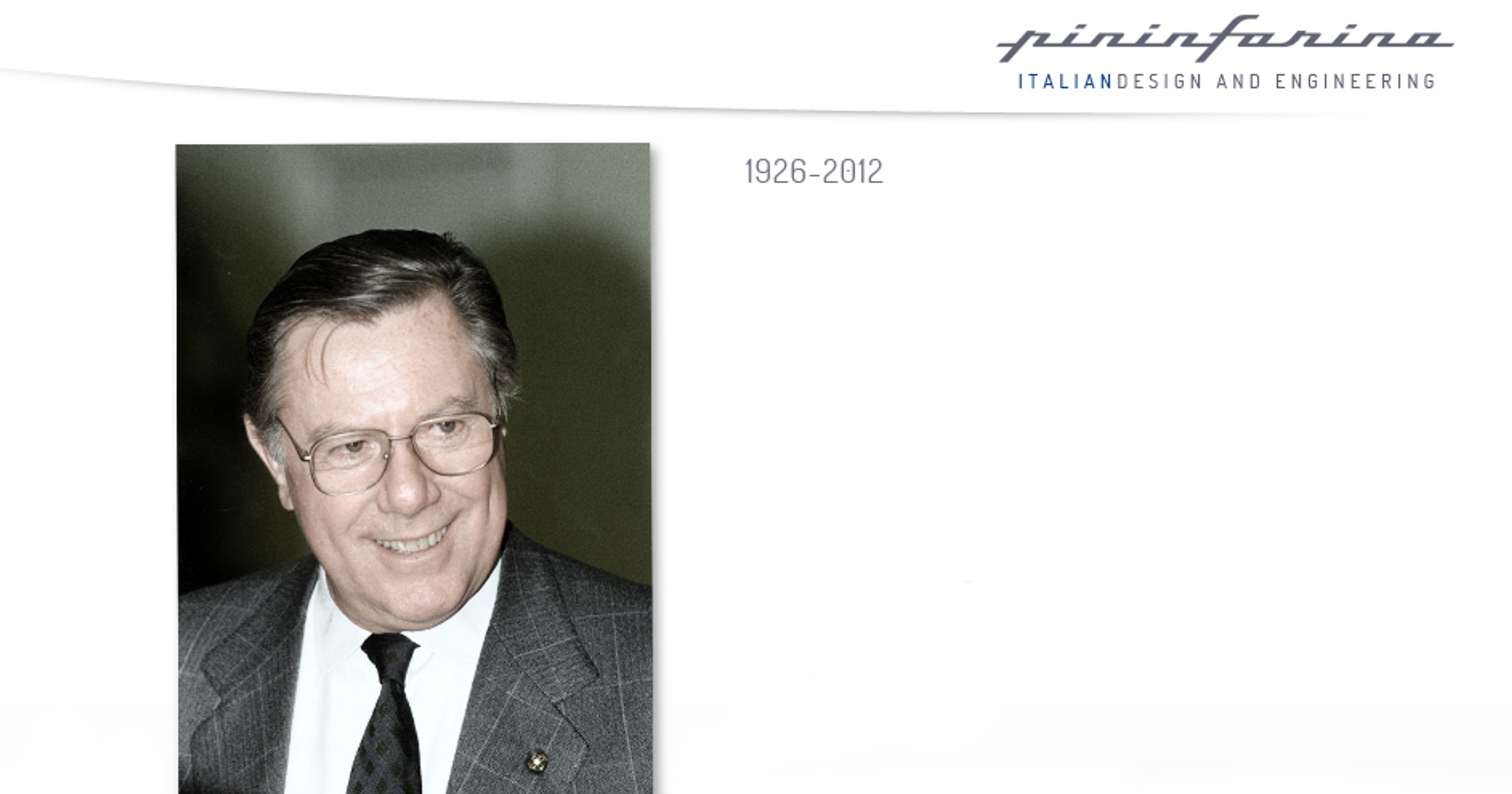 Odszedł Sergio Pininfarina, wybitny projektant samochodów