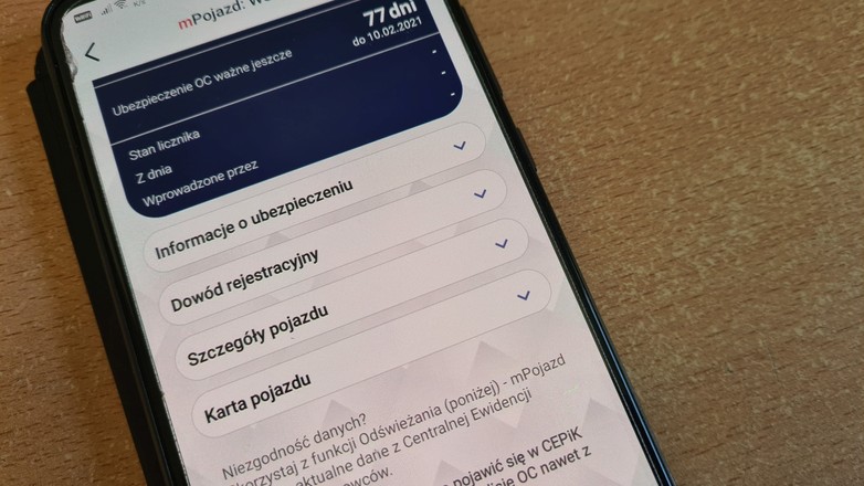 mObywatel - rządowa aplikacja z cyfrowymi wersjami dokumentów