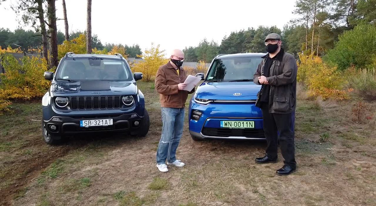 Auta bez ściemy - Kia e-Soul kontra Jeep Renegade Trailhawk 4xe