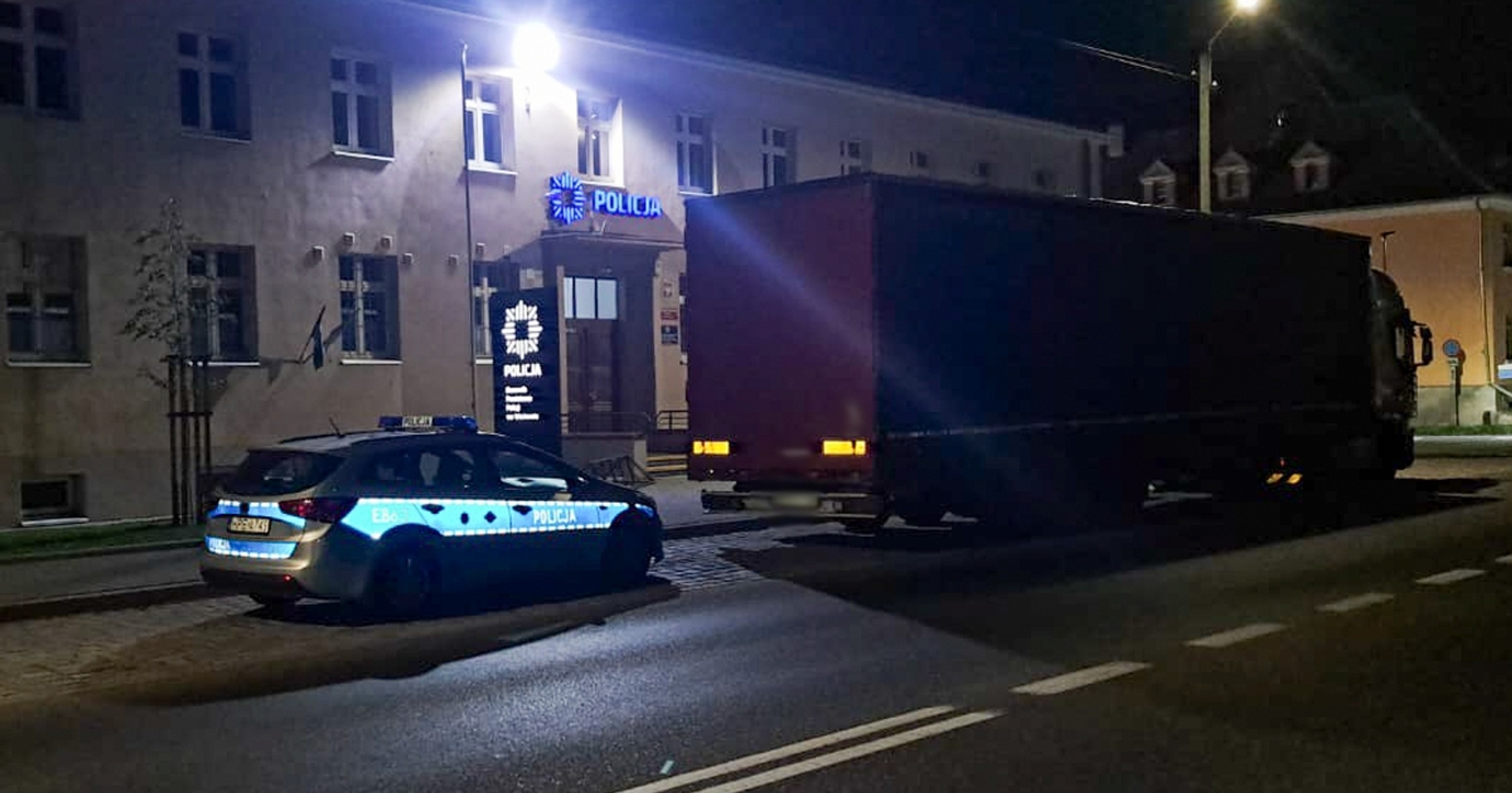 Kierowca "TIR-a" planował trasę do Niemiec, ale policjanci akurat "polowali" na takich kierowców