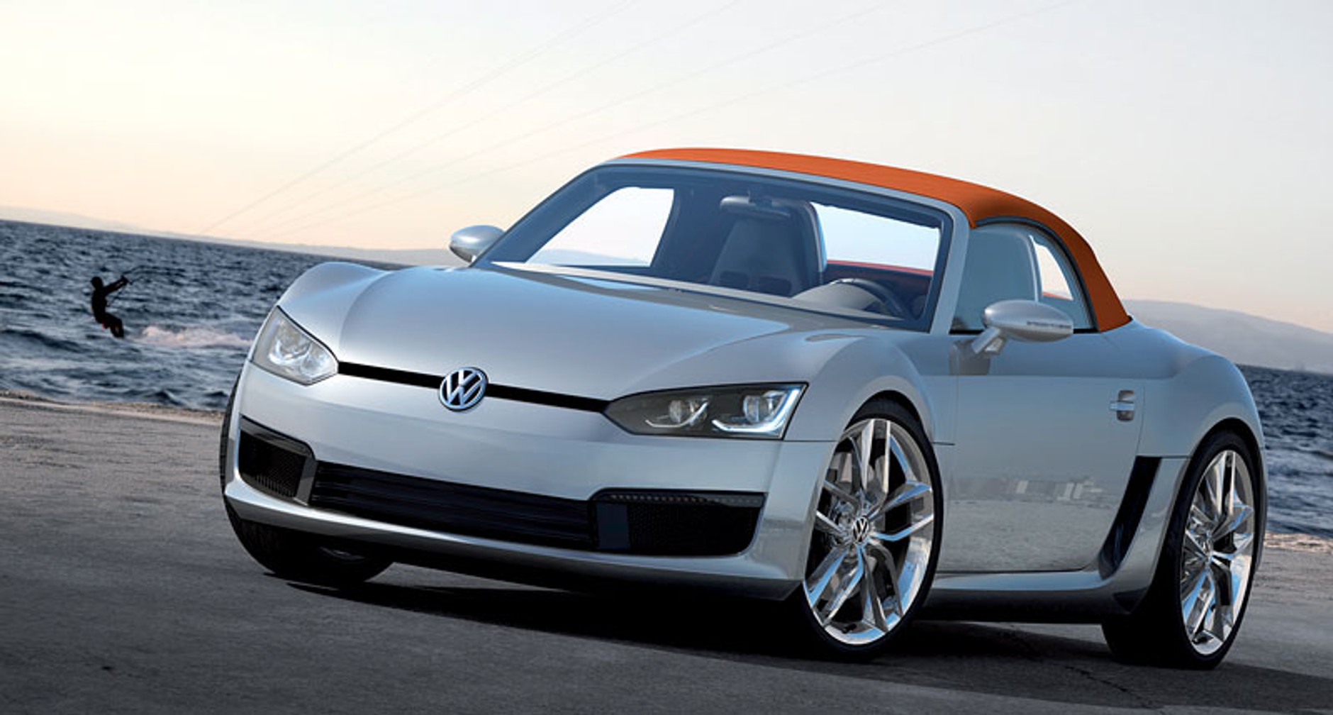 Detroit 2009: Volkswagen Concept BlueSport – mały roadster z dieslem przed tylną osią