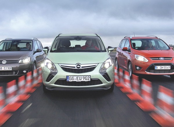 Opel Zafira kontra Ford Grand C-Max i VW Touran: czy Opel może być liderem?