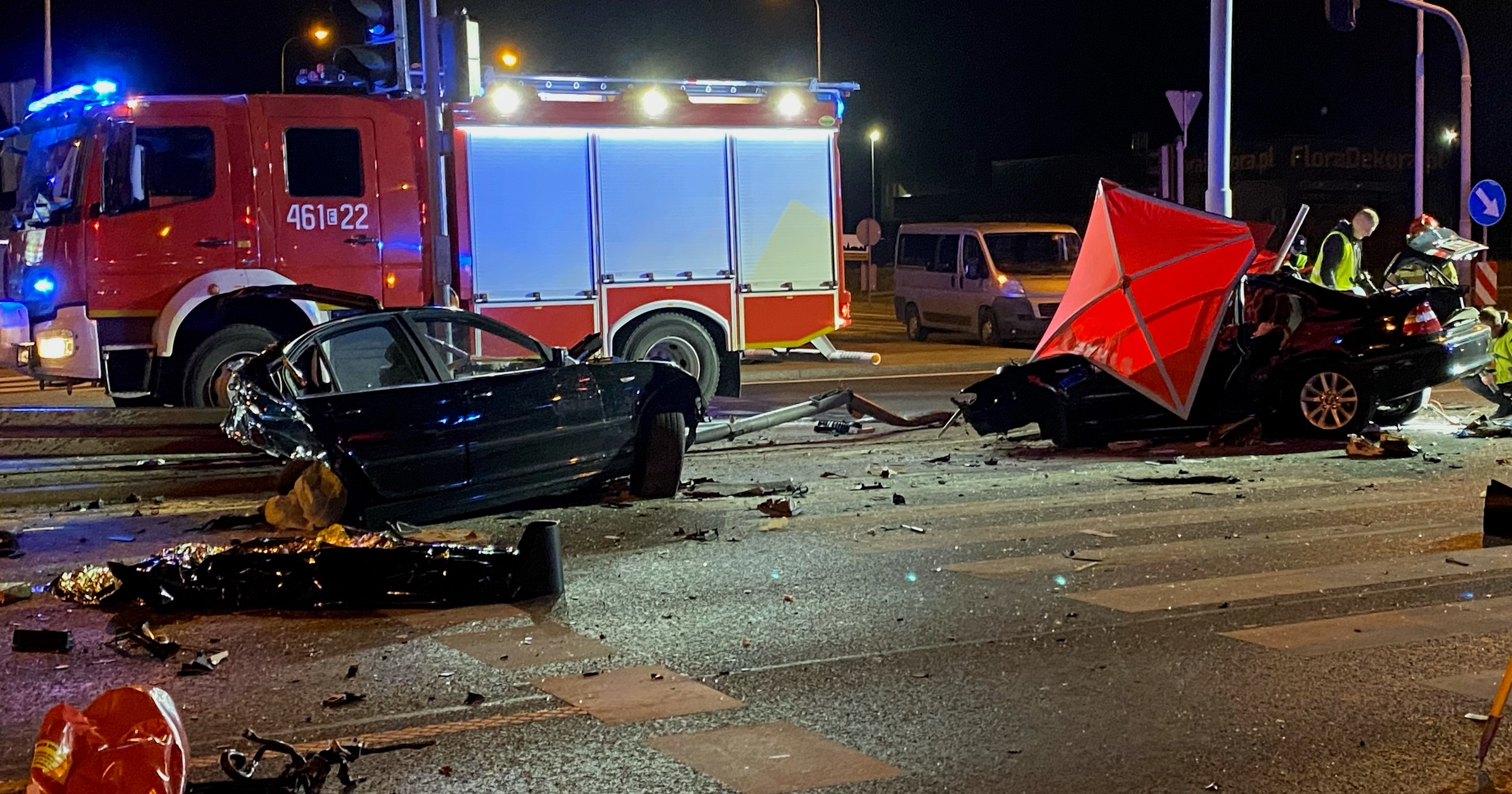 Wypadek śmiertelny Rzgów BMW E46