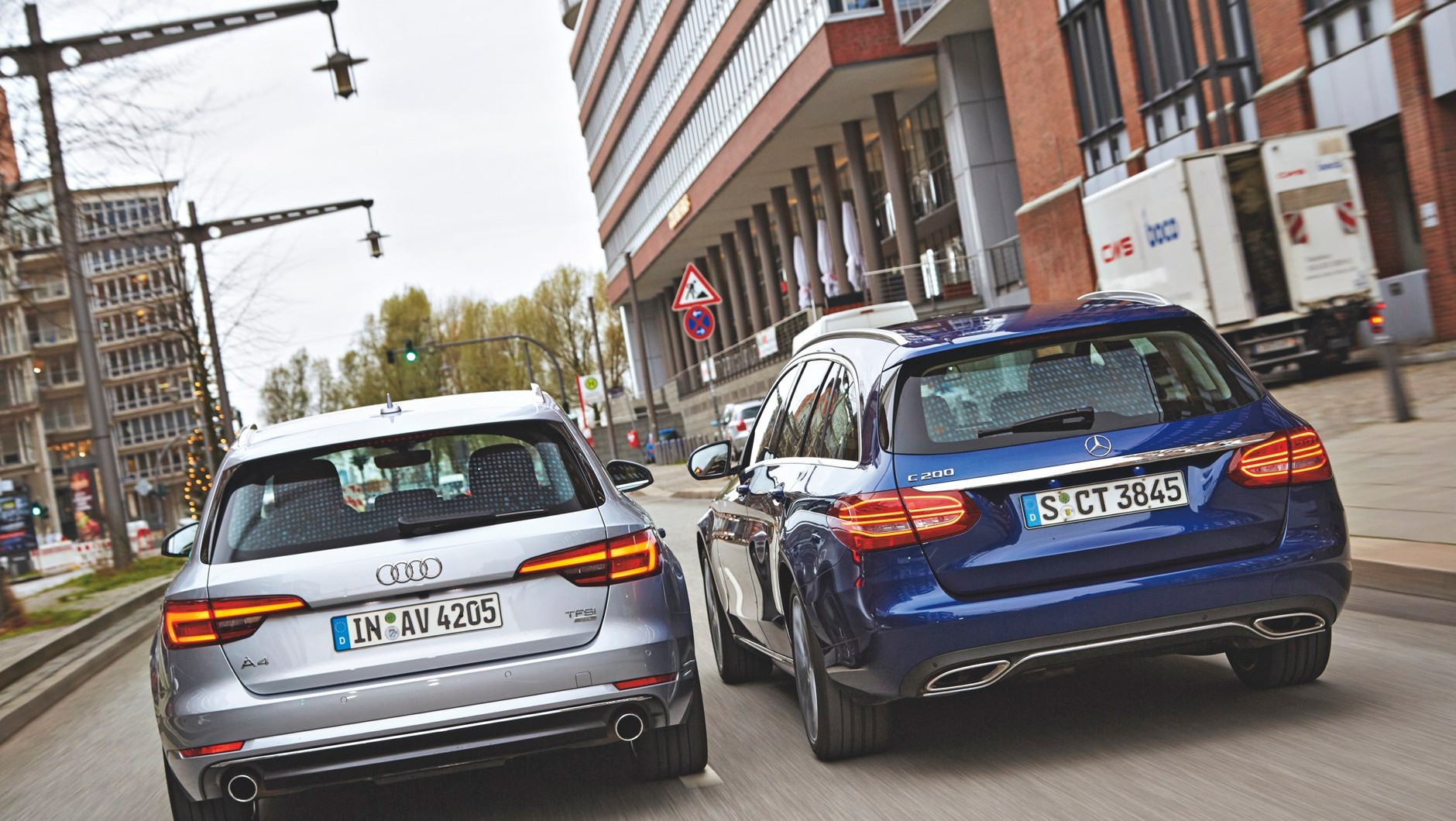 Benzynowe kombi z klasą - Audi A4 Avant 2.0 TFSI i Mercedes C 200 T