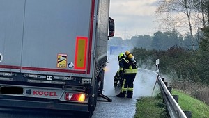 O krok od wybuchu na niemieckiej autostradzie. Ryzyko było tak duże, że zamknięto trasę