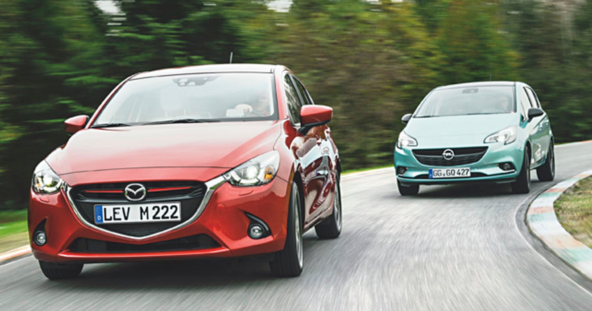 Mazda 2 kontra Opel Corsa - Maluchy dojrzalsze niż myślisz
