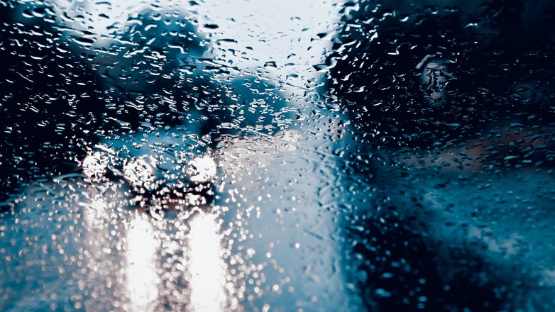 Zła pogoda podczas jazdy