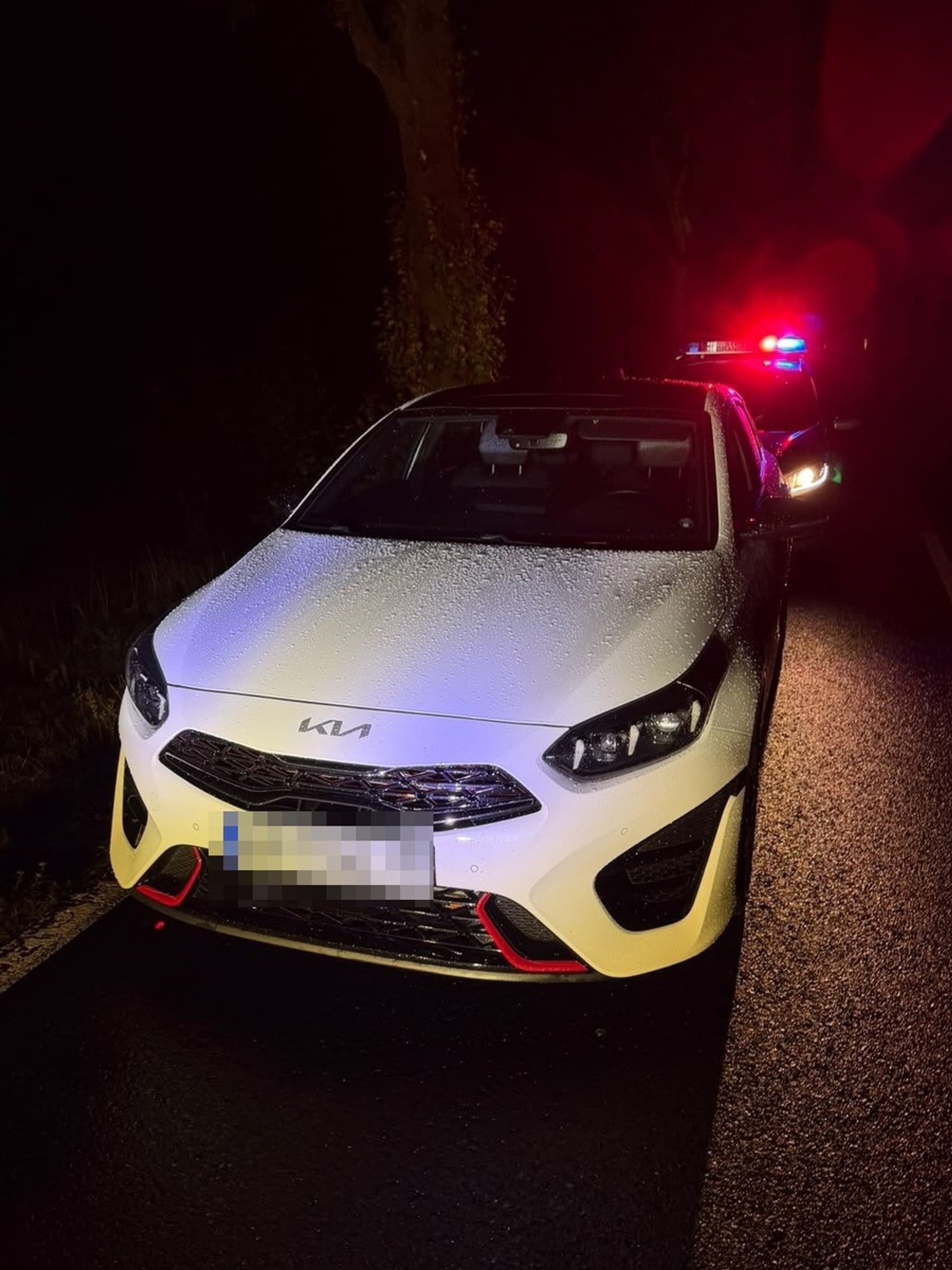 Kia ProCeed odzyskana przez Straż Graniczną