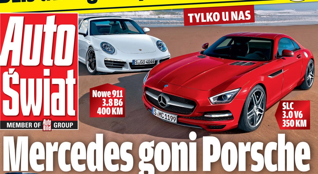 Porsche 911 i Mercedes SLC: czy Mercedes pogoni  za Porsche