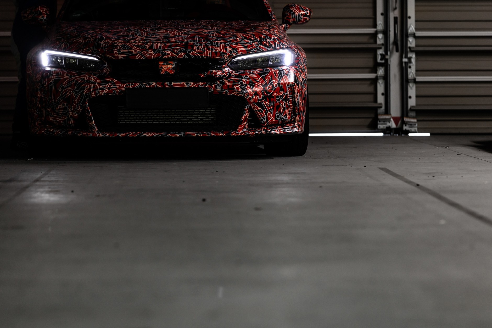 Zakamuflowana prototypowa Honda Civic Type R
