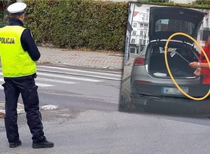Strąbił jadącego pod prąd Mercedesa. Kierowca otworzył bagażnik i kosztownie go "ukarał"