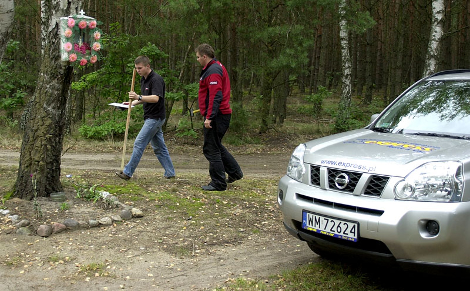 Rajd Orlen 2008: tak zapoznawali się z trasą (fotogaleria)