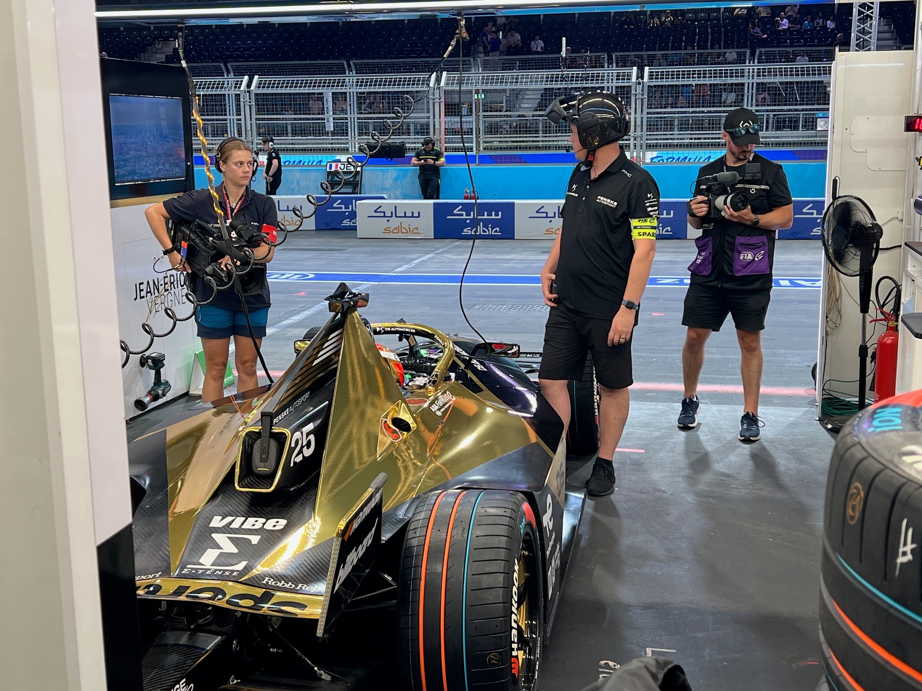 Wyścigi Formuły E na torze ExCel w Londynie