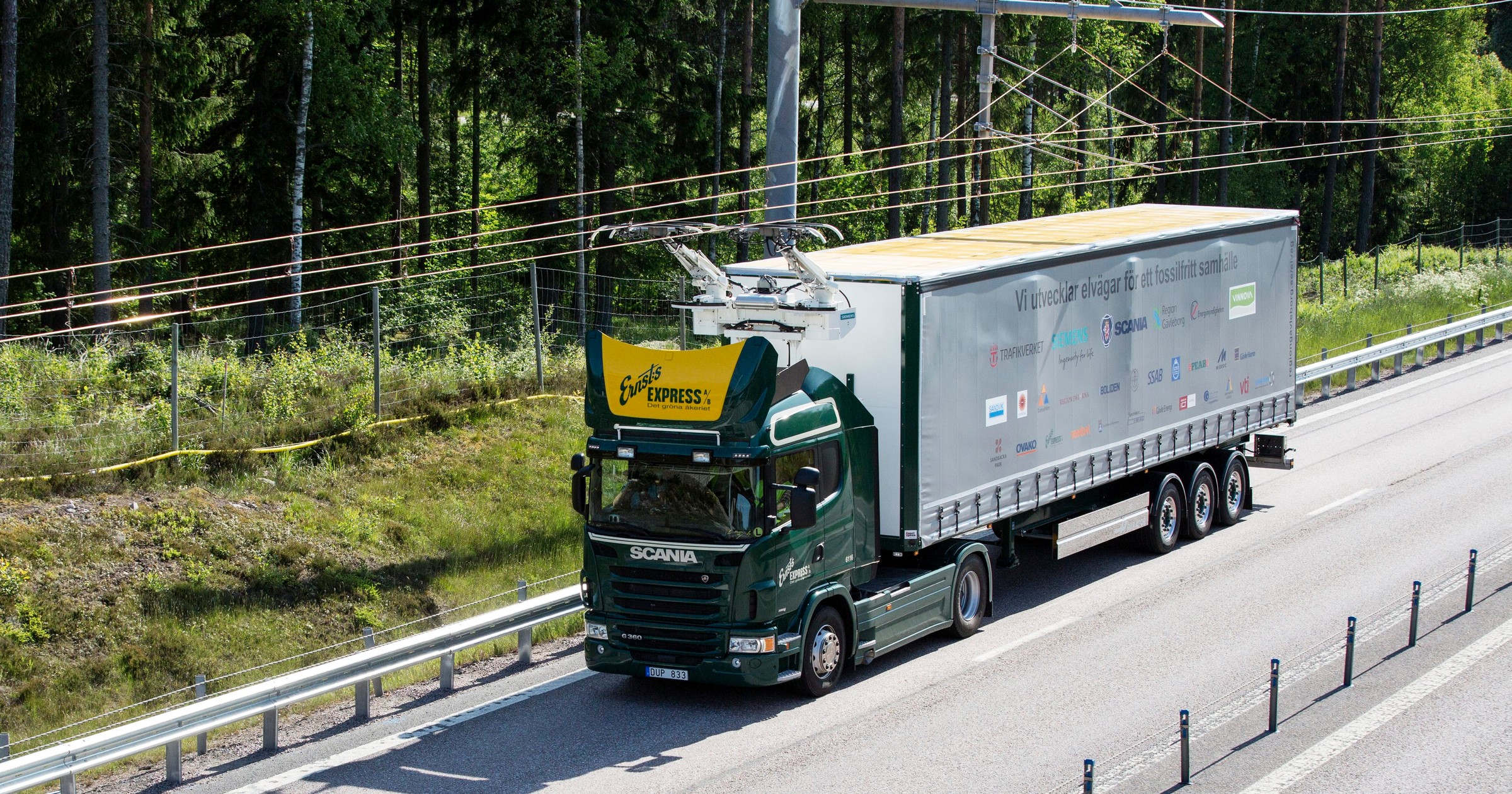 Elektryczna autostrada dla ciężarówek
