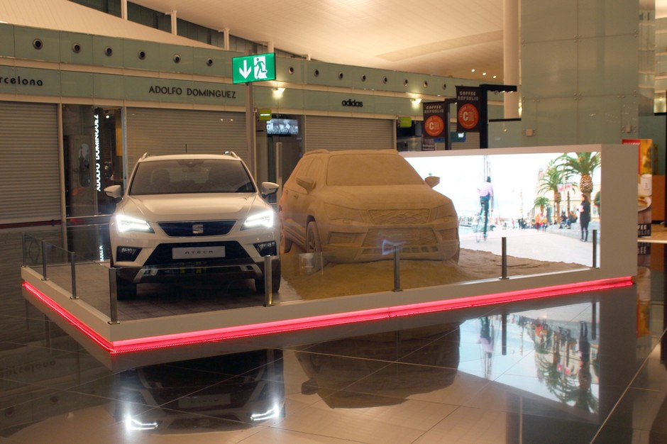 Seat Ateca z piasku