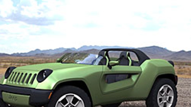 Detroit 2008: Jeep Renegade Concept – minimalistyczny roadster do terenu