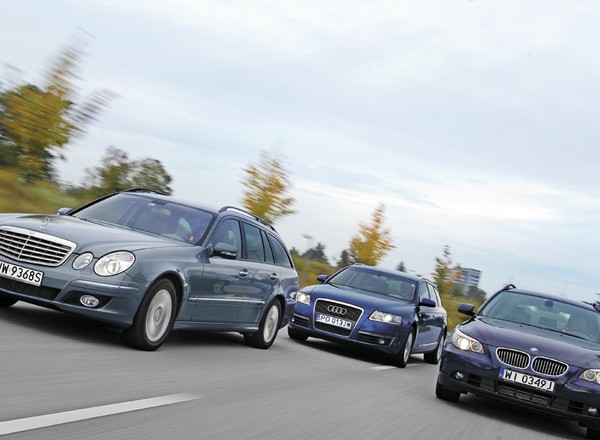 Audi A6, BMW 5 i Mercedes E – kupujemy prestiżowe kombi z dieslem