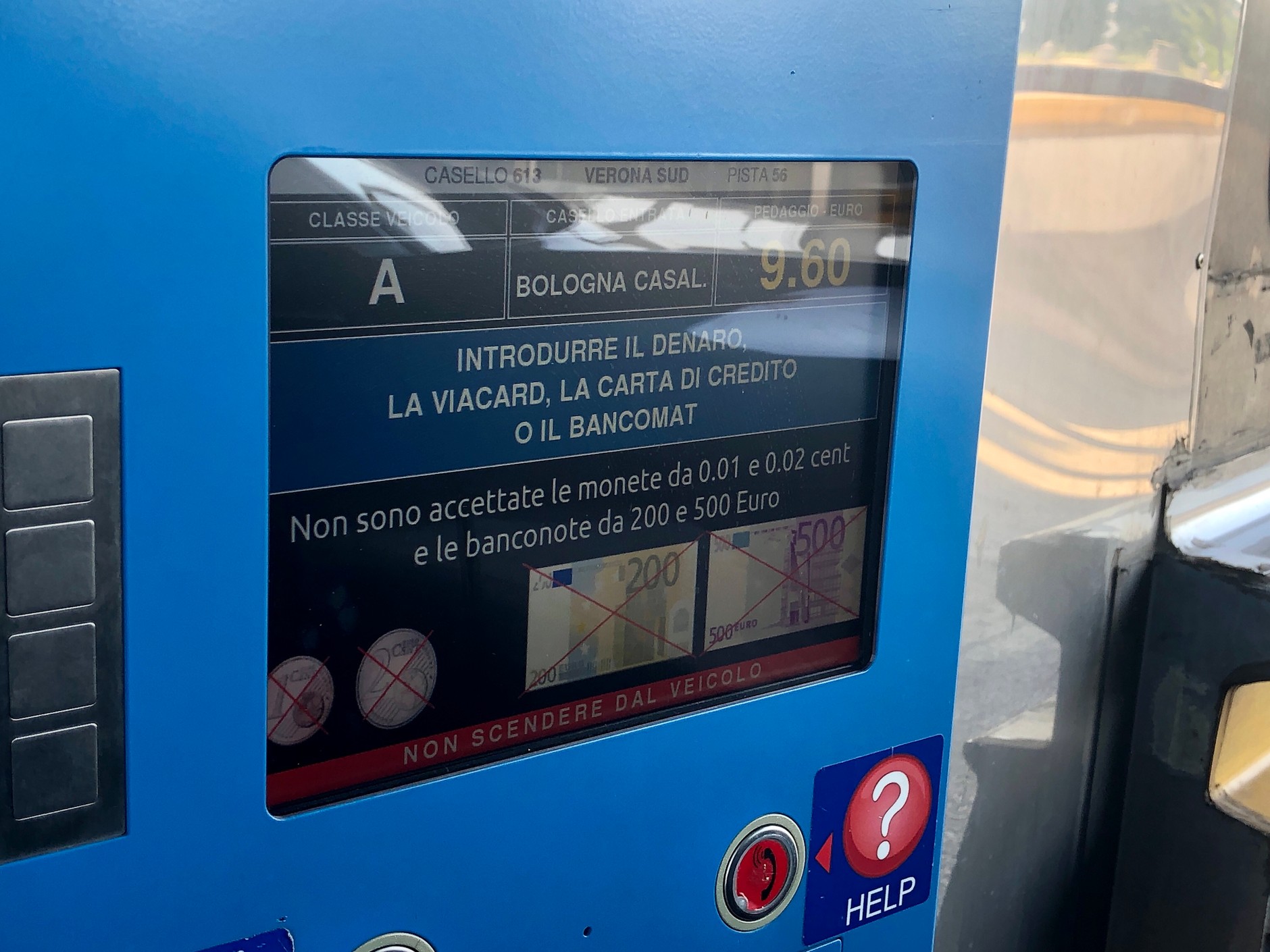 Opłata za autostradę we Włoszech