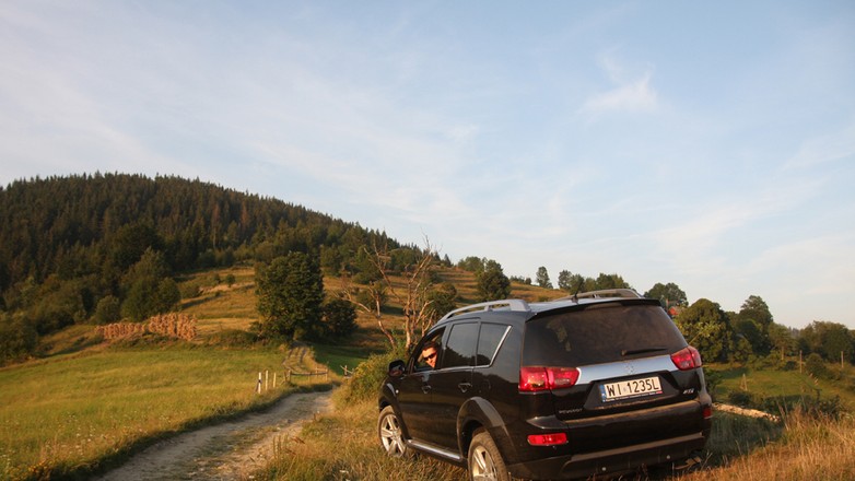 Peugeotem 4007 po Beskidzie żywieckim