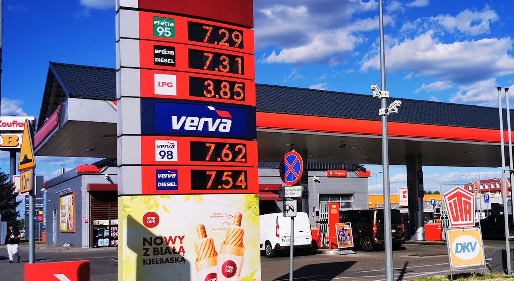 Ceny paliw na stacji Orlen w Jabłonnie 15.05.2022