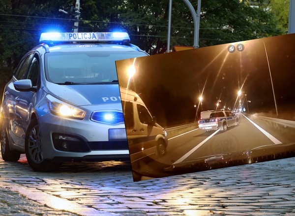 "Policyjny szeryf" na zjeździe z autostrady. Mamy stanowisko policji