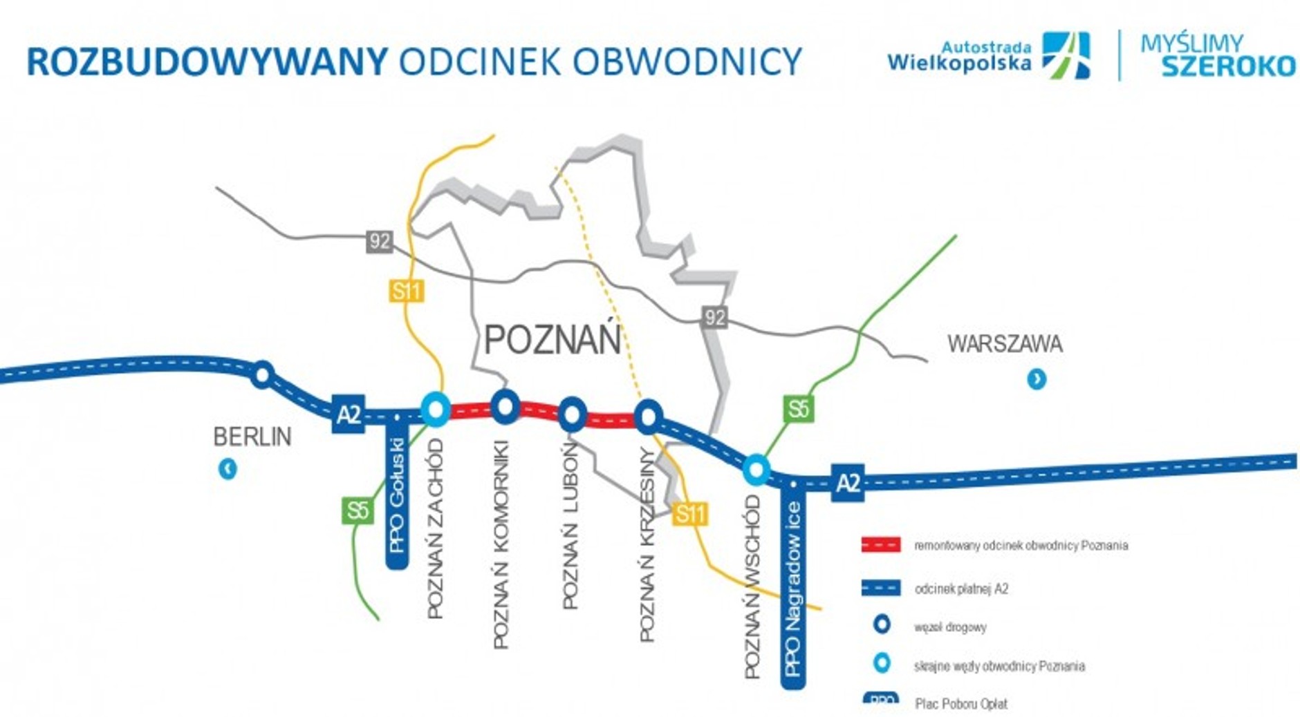 Rozbudowa Autostrady A2 na odcinku Poznań Zachód- Poznań Krzesiny