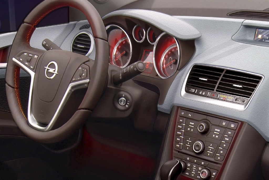 Opel Meriva - Nowe zdjęcia wnętrza