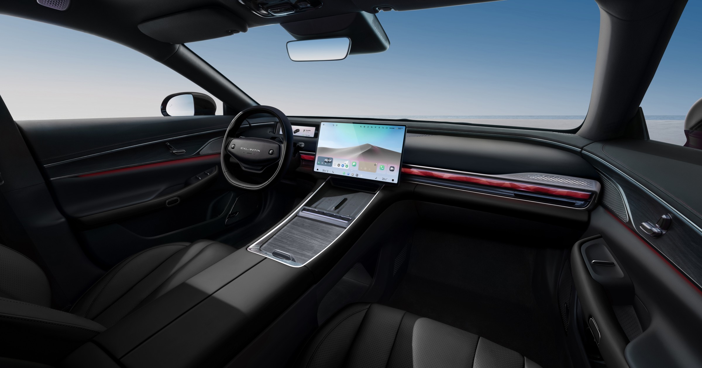 Wnętrze jednego z chińskich samochodów