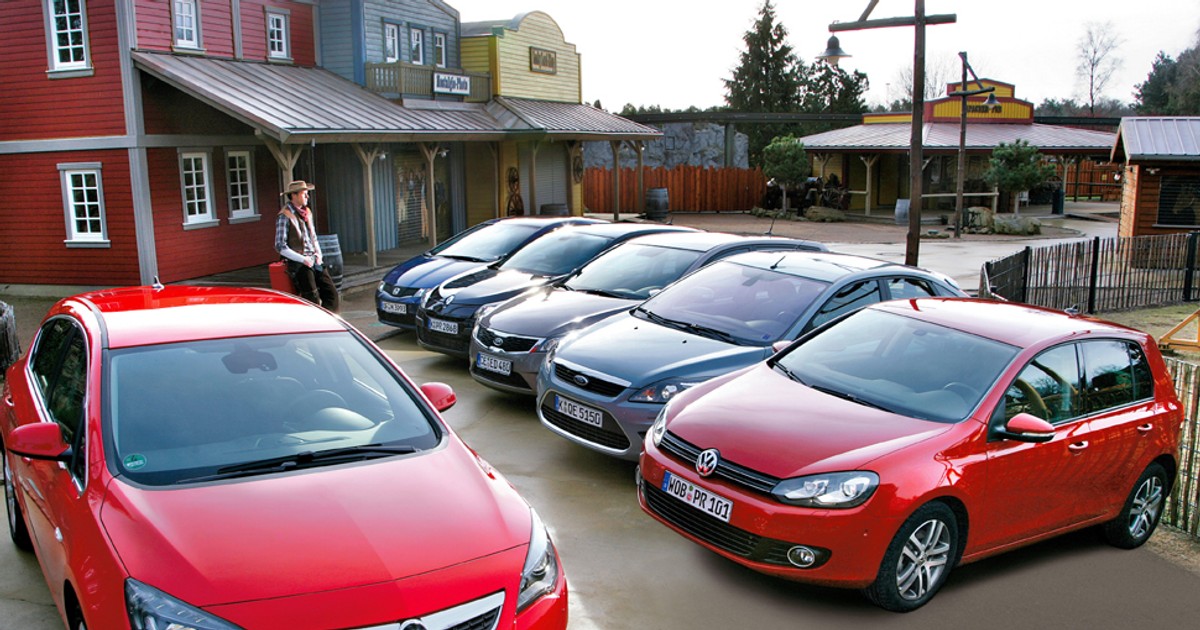 Opel Astra kontra reszta świata, czyli - Ford Focus, Honda Civic, Kia cee'd, Renault Megane i VW Golf