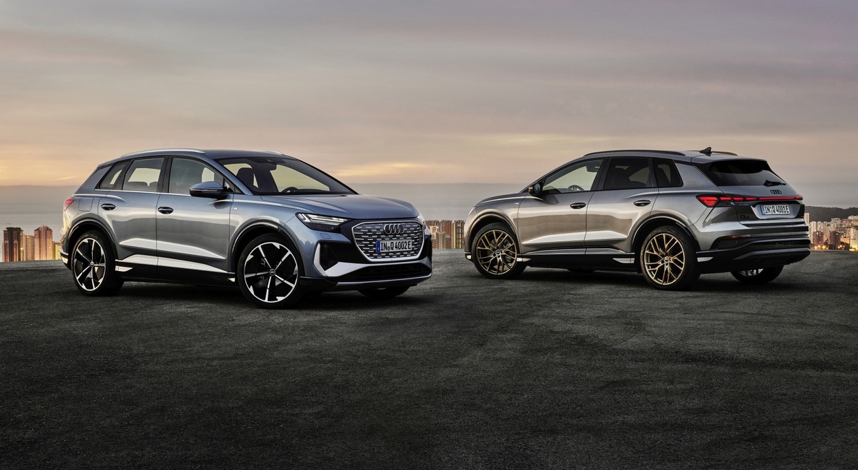 Audi Q4 e-tron i Q4 e-tron Sportback – premium mierzone butelkami