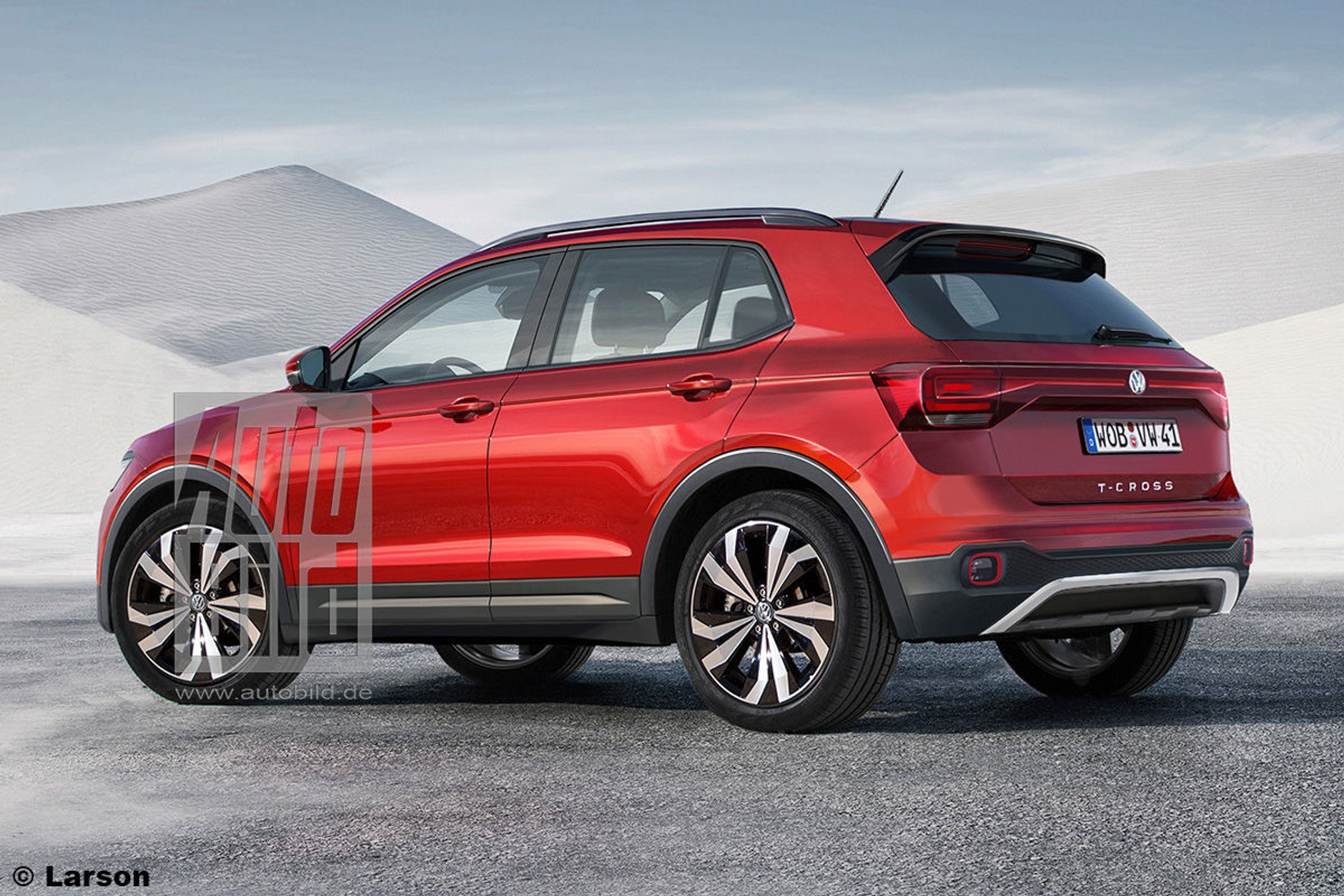 Volkswagen T-Cross - wizualizacja