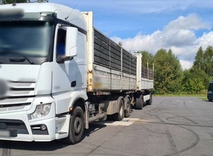 ITD zatrzymała transport jabłek. Dużą ich część trzeba było rozładować