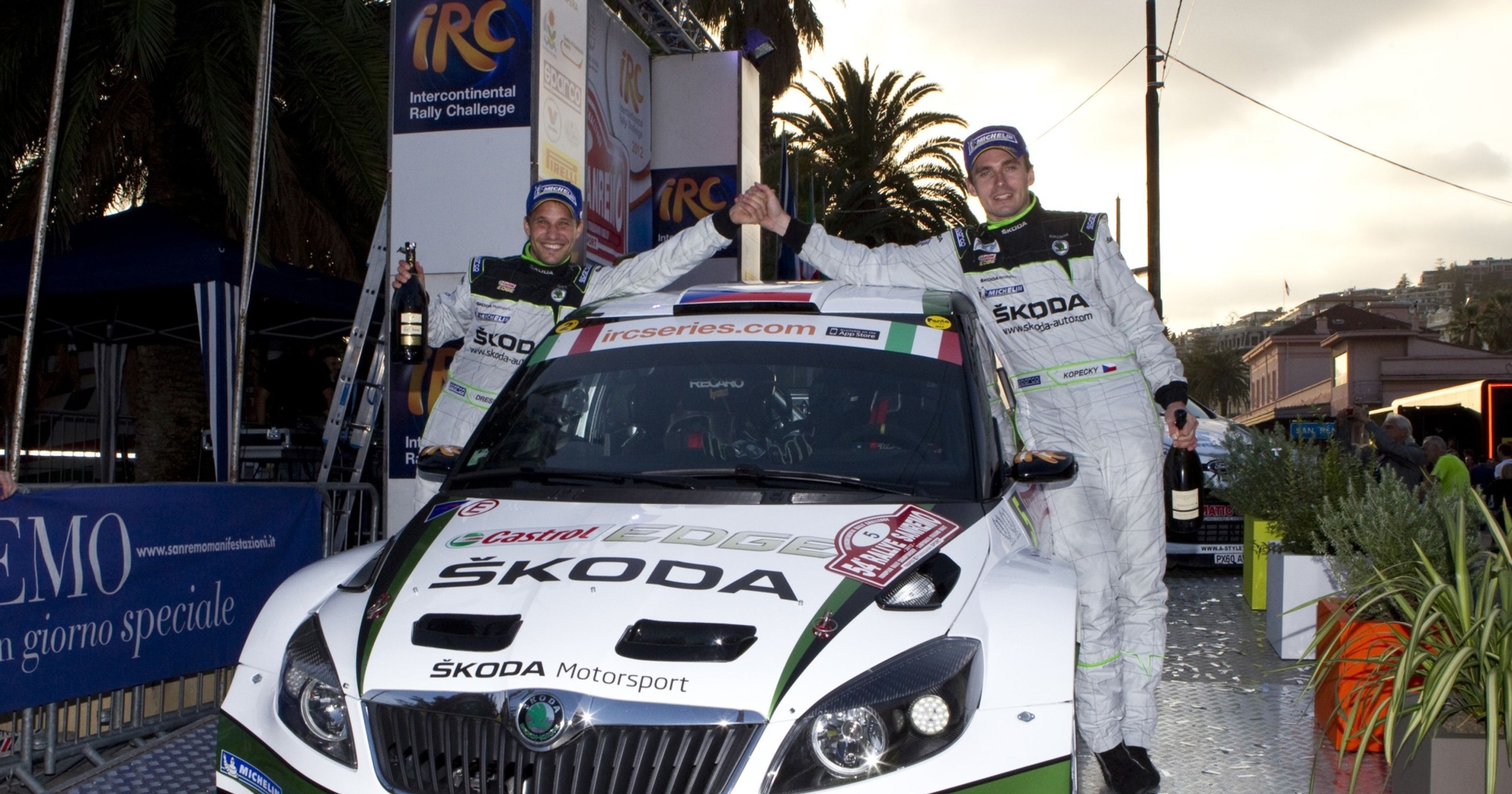 Skoda Motorsport mistrzem IRC w kategorii producentów