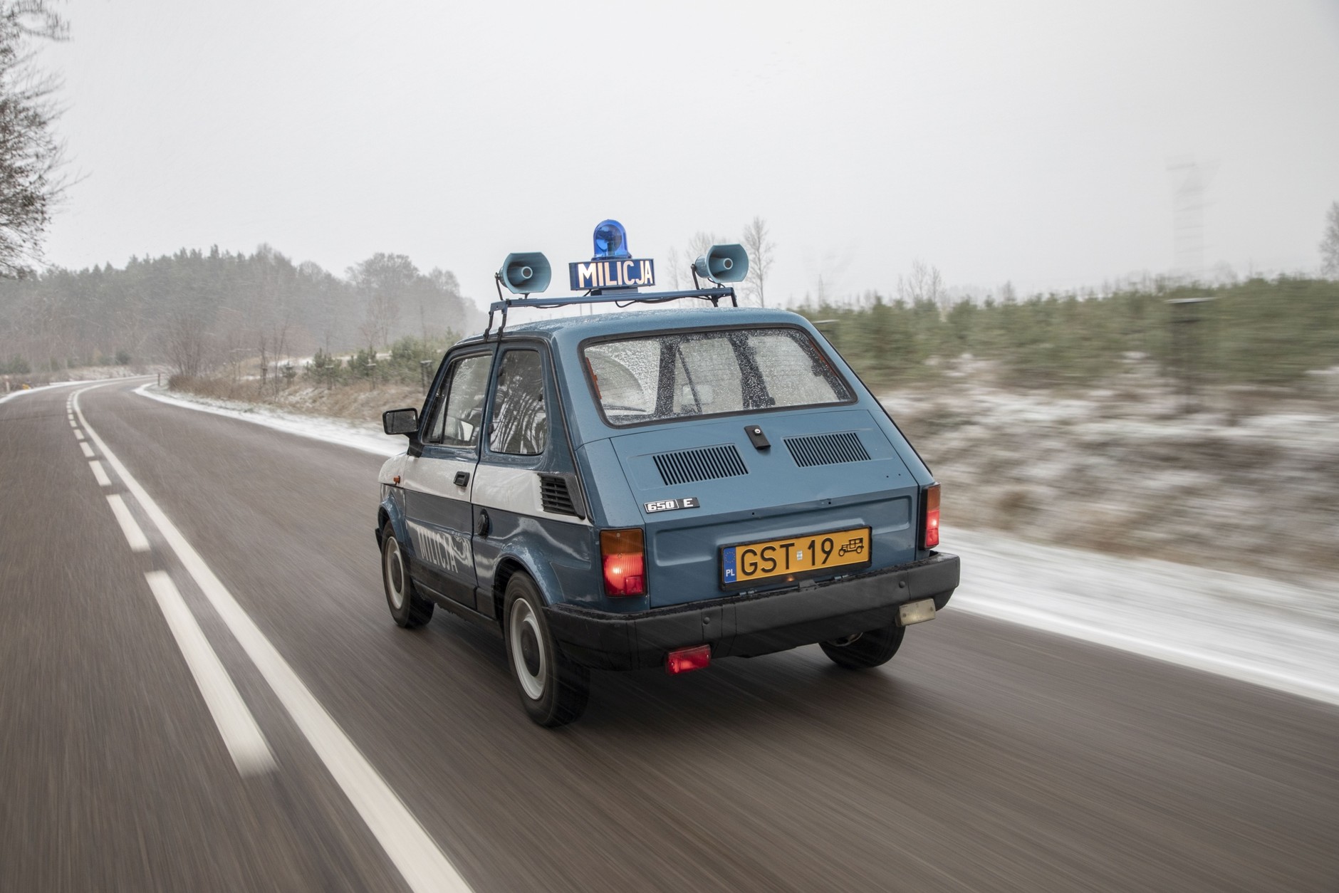 Fiat 126P radiowóz - Maluch, którego nie było