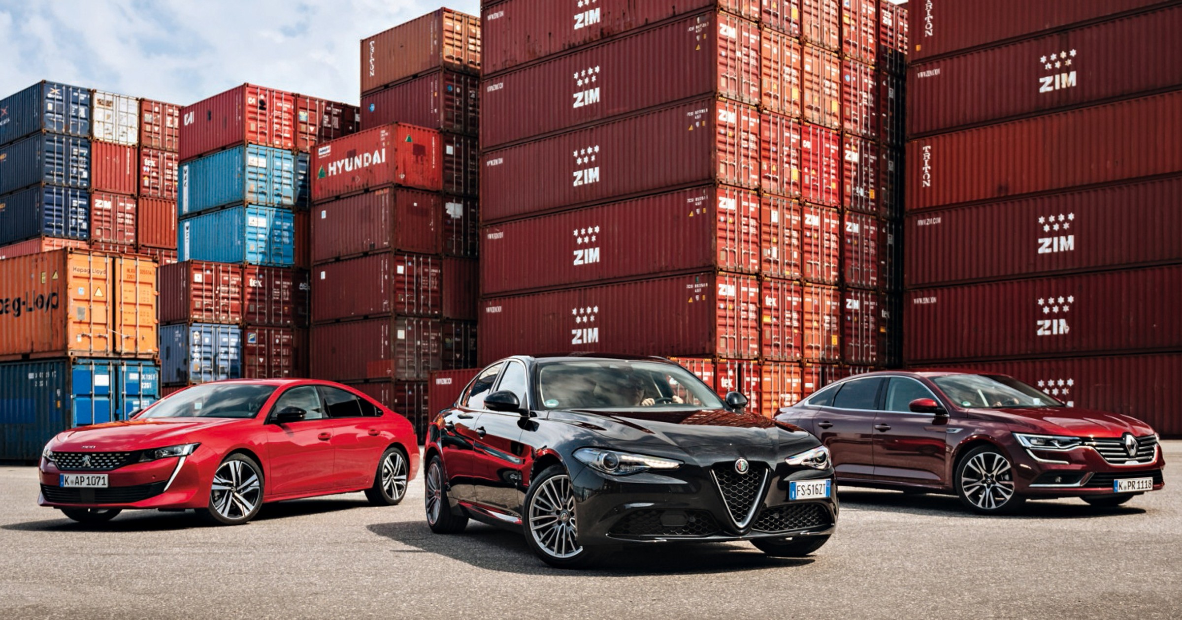 Porównanie: Alfa Romeo Giulia, Peugeot 508 i Renault Talisman