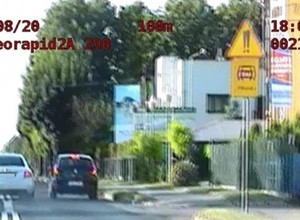 Uzbierał 87 punktów karnych przez kilka minut jazdy