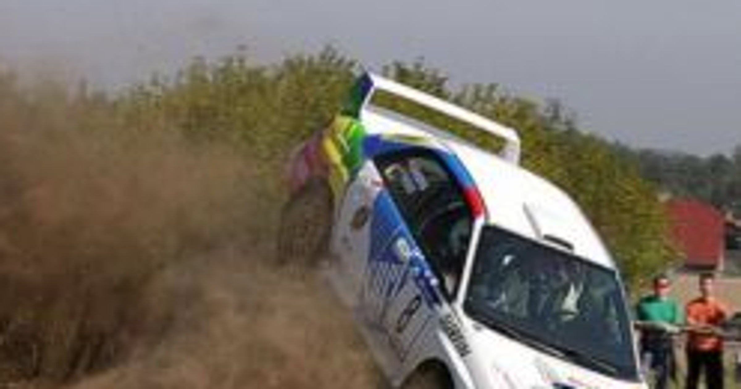 Fuchs Oil Rally Příbram: Efektowne salta Emila Trinera (wideo)