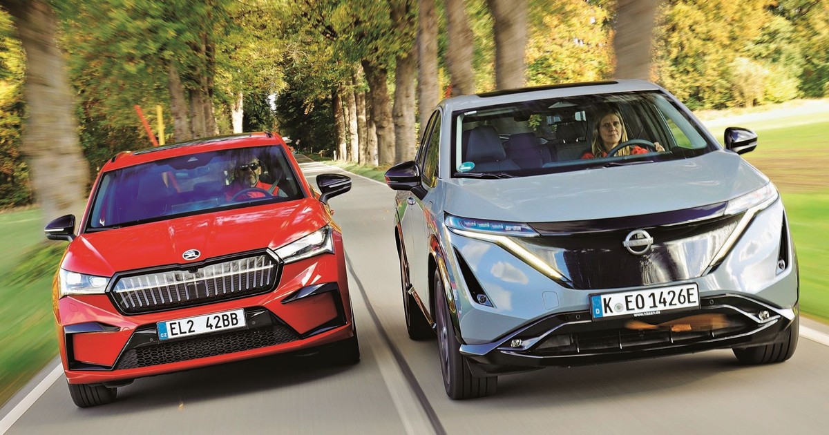 Nissan Ariya i Skoda Enyaq - porównanie
