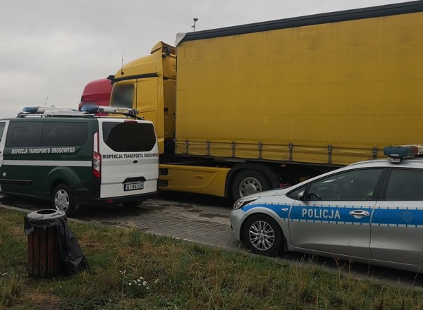 Wyskokowa załoga ciężarówki. Inspektorzy nie spodziewali się takiego obrotu sprawy